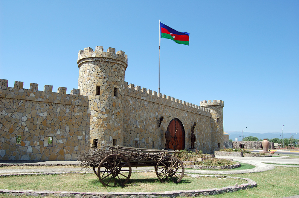 Пейзаж южных регионов Азербайджана